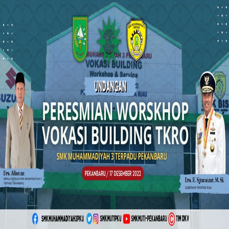 H-1 Peresmian Workshop Vokasi Building TKRO